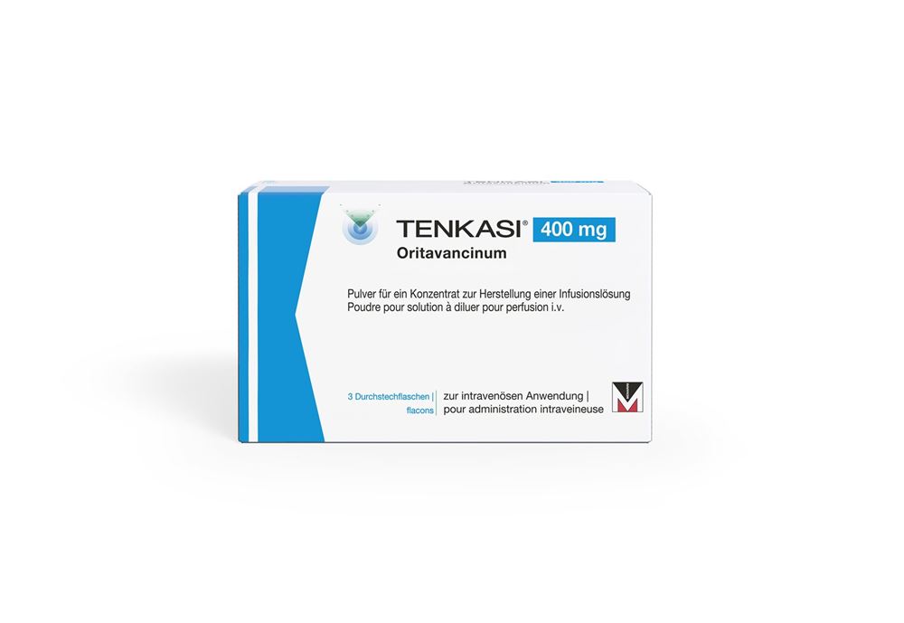 TENKASI subst sèche 400 mg flac 3 pce