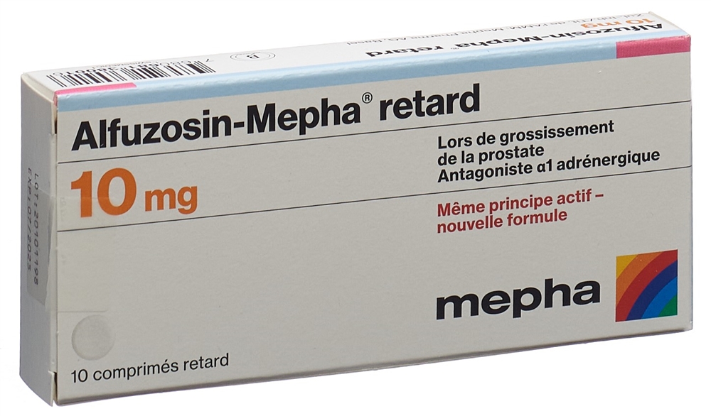 Alfuzosin-Mepha retard, Retardtabletten