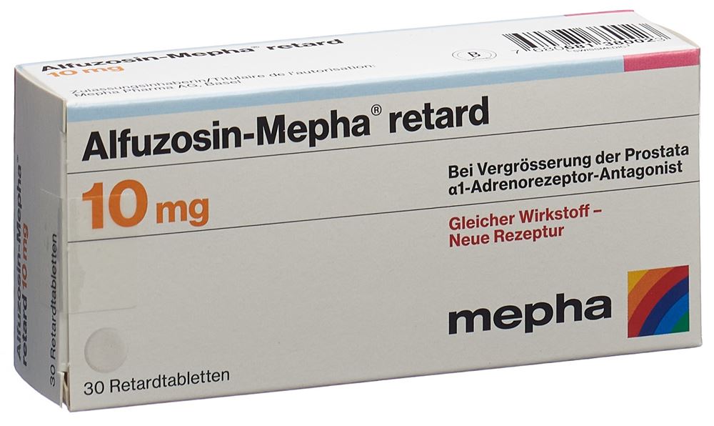 Alfuzosin-Mepha retard, Retardtabletten