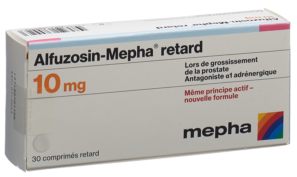 Alfuzosin-Mepha retard, Retardtabletten
