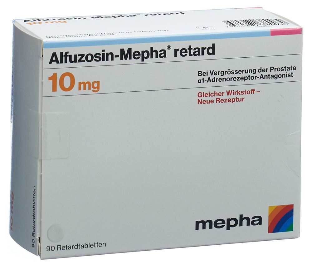 Alfuzosin-Mepha retard, Retardtabletten