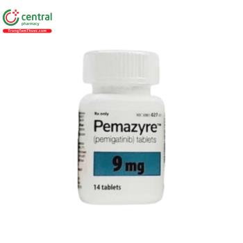 Pemazyre 9 mg, comprimés