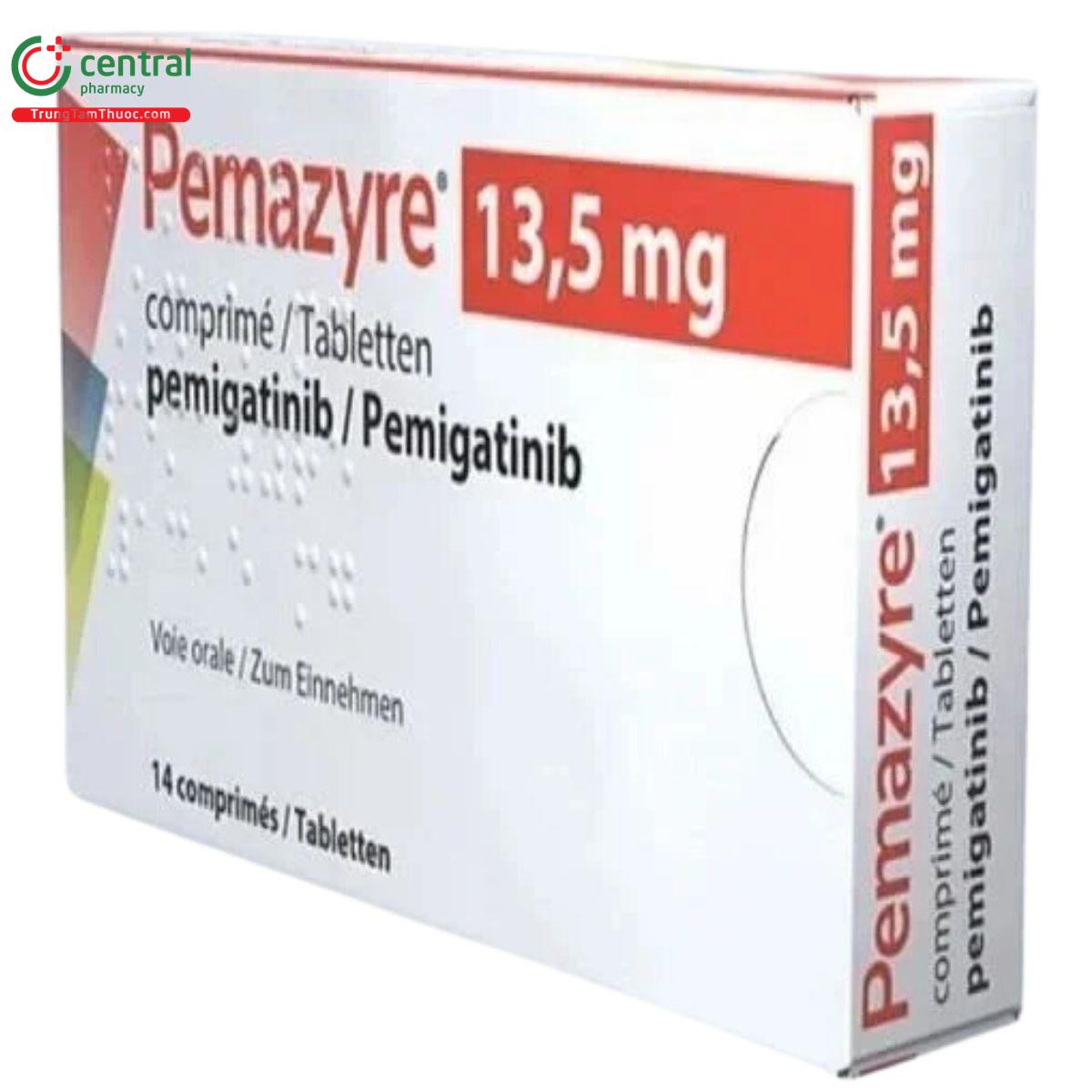 Pemazyre 13,5 mg, comprimés