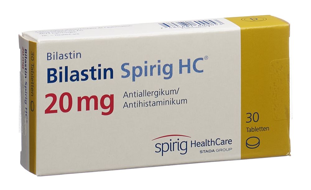 Bilastin Spirig HC 20 mg, Tabletten