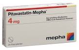 PITAVASTATIN Mepha cpr pell 4 mg 30 pce