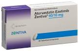 ATORVASTATIN Ezetimib Zentiva cpr 40/10mg 90 pce