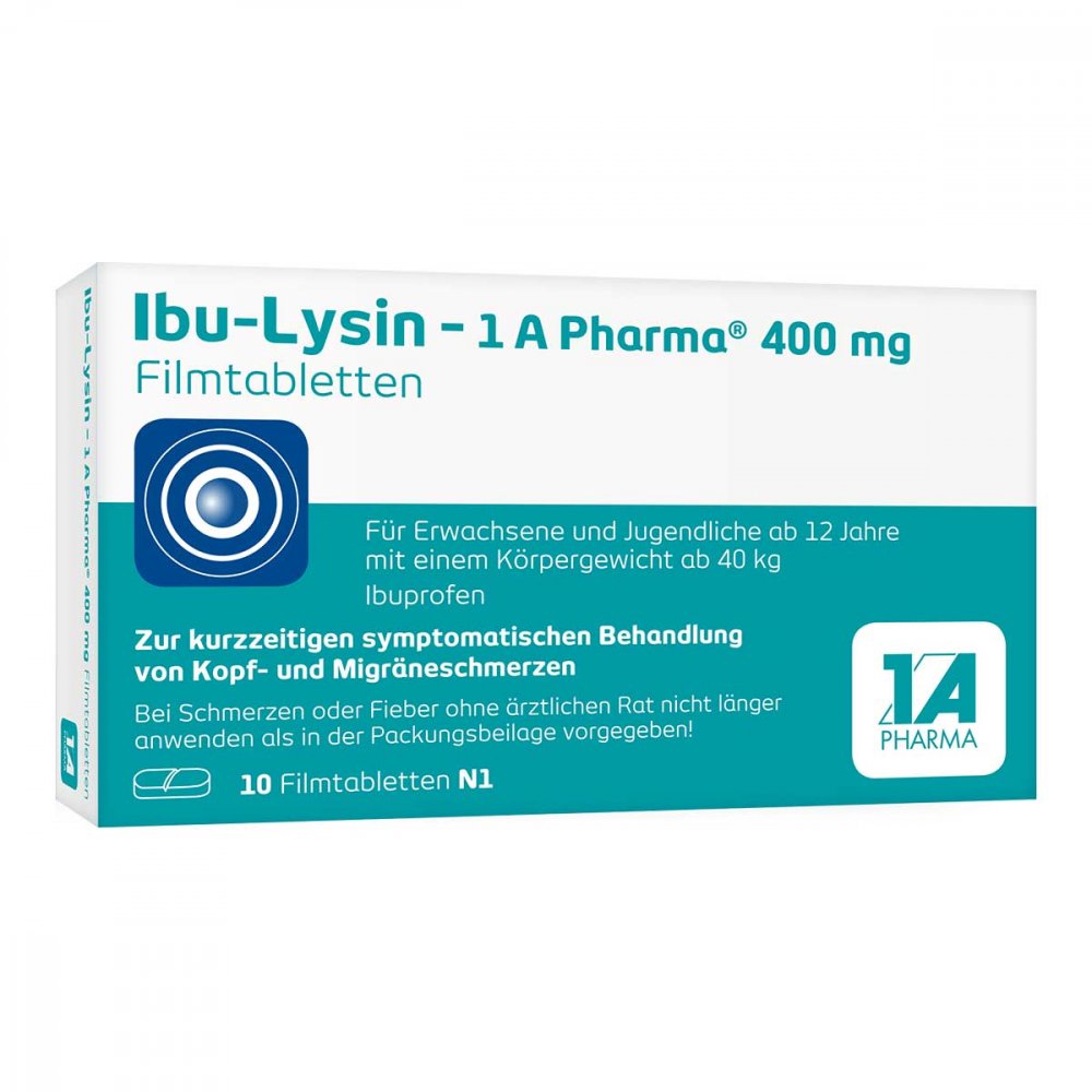 Ibu-Lysin Fairmed 200 mg, Filmtabletten