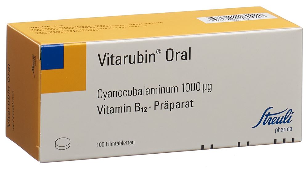 VITARUBIN Oral cpr pell 1000 mcg 100 pce