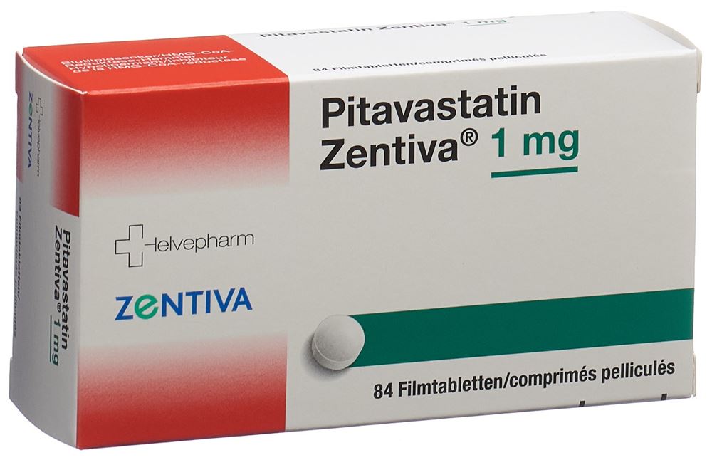 PITAVASTATIN Zentiva cpr pell 1 mg 84 pce