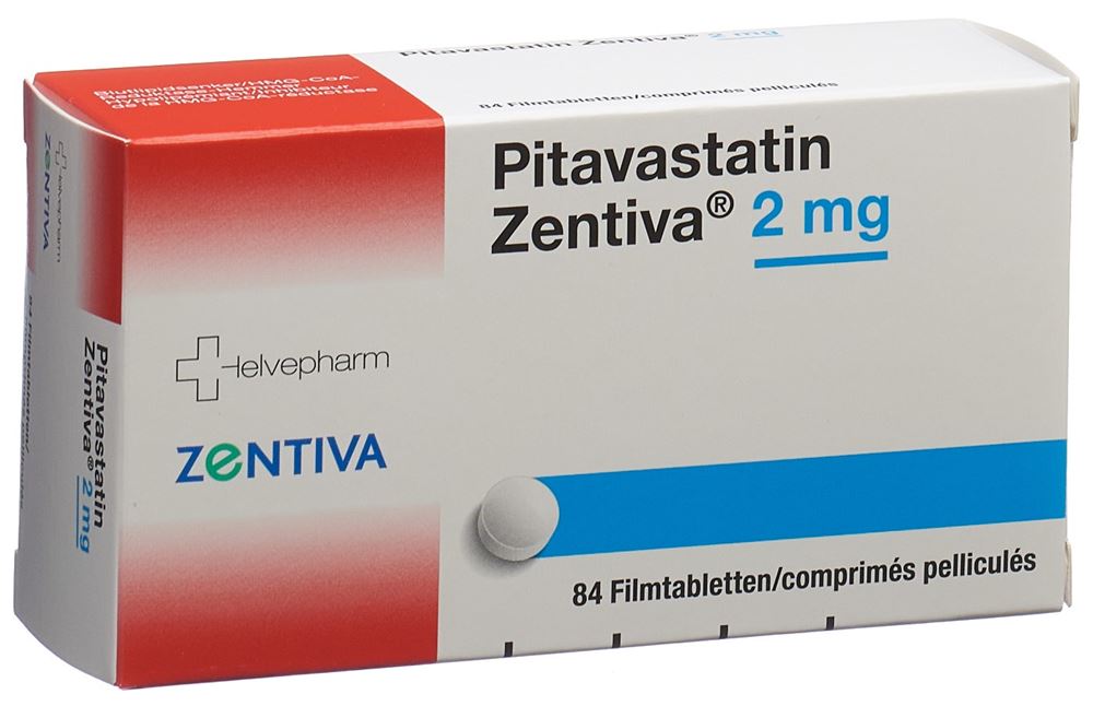 Pitavastatin Zentiva 2 mg, Filmtabletten