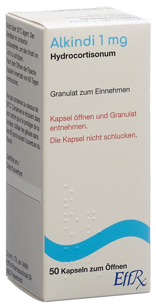 ALKINDI gran 0.5 mg gélules à ouvrir fl 50 pce