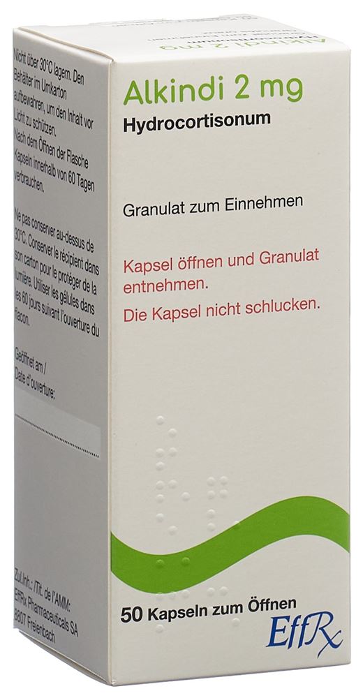 Alkindi 2 mg, Granulat zum Einnehmen