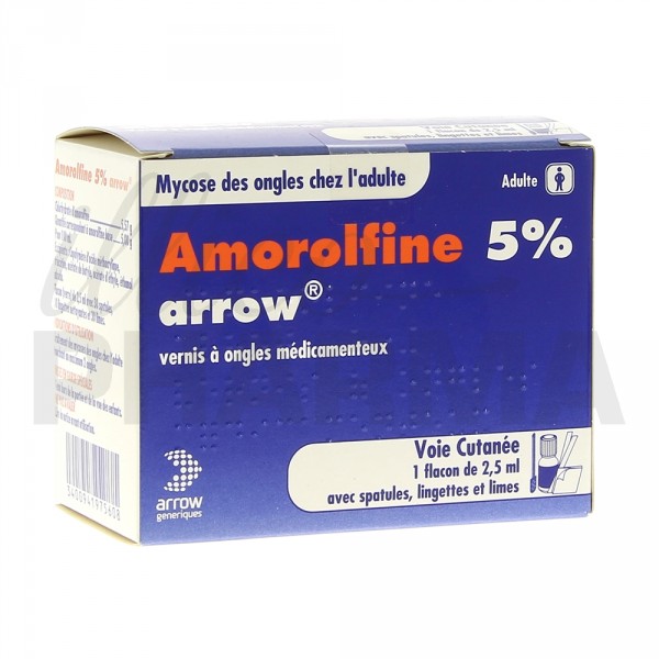 AMOROLFIN Leman vernis à ongles 5 % 2.5 ml