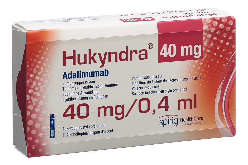 HUKYNDRA sol inj 40mg/0.4ml stylo pré 1 pce