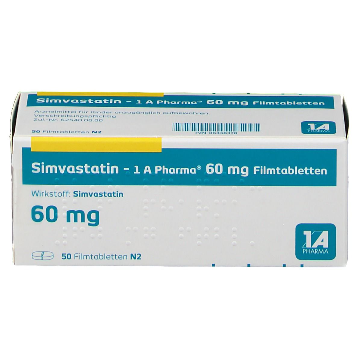 Simvastatin Spirig HC 60, Filmtabletten