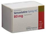 SIMVASTATINE Spirig HC cpr pell 80 mg 100 pce