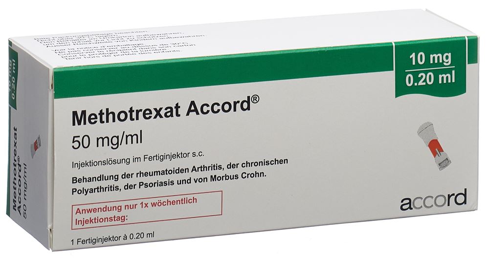 METHOTREXAT Accord 10 mg/0.2 ml sol inj stylo pré