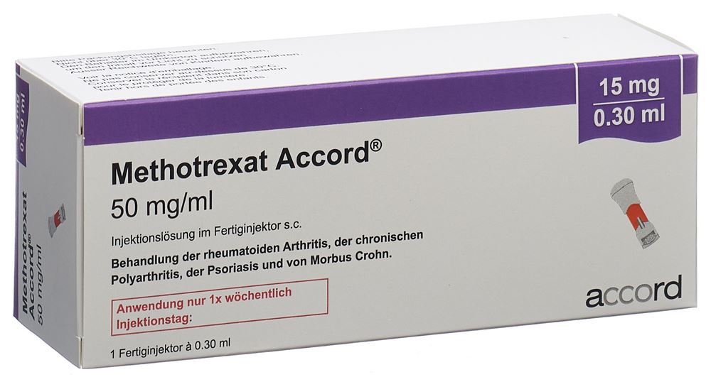 METHOTREXAT Accord 15 mg/0.3 ml sol inj stylo pré