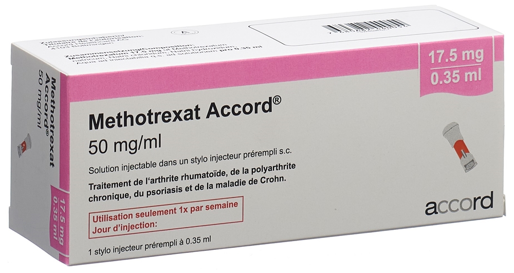 Methotrexat Accord 17.5 mg/0.35 ml, Injektionslösung im Fertiginjektor