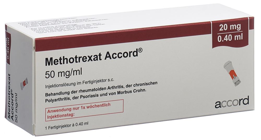 METHOTREXAT Accord 20 mg/0.4 ml sol inj stylo pré