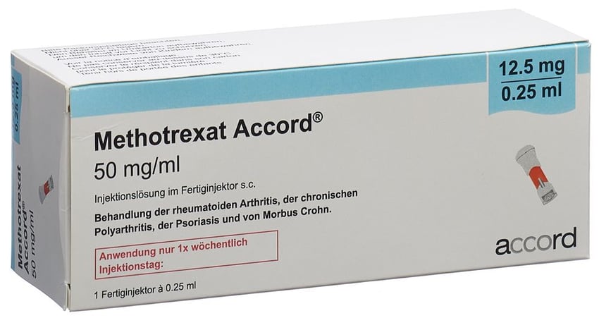 METHOTREXAT Accord 25 mg/0.5ml inj pré 0.5 ml