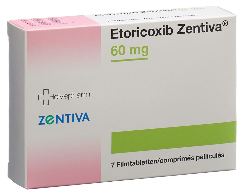 Etoricoxib Zentiva 60 mg, Filmtabletten