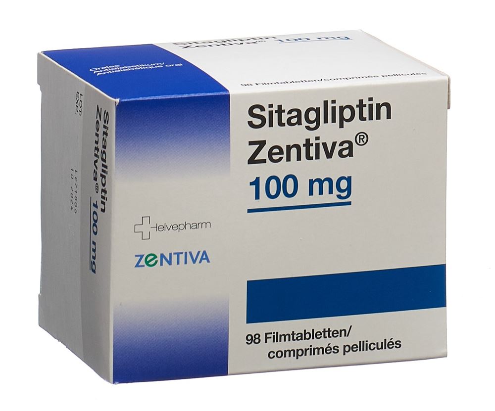 SITAGLIPTIN Zentiva cpr pell 100 mg 98 pce