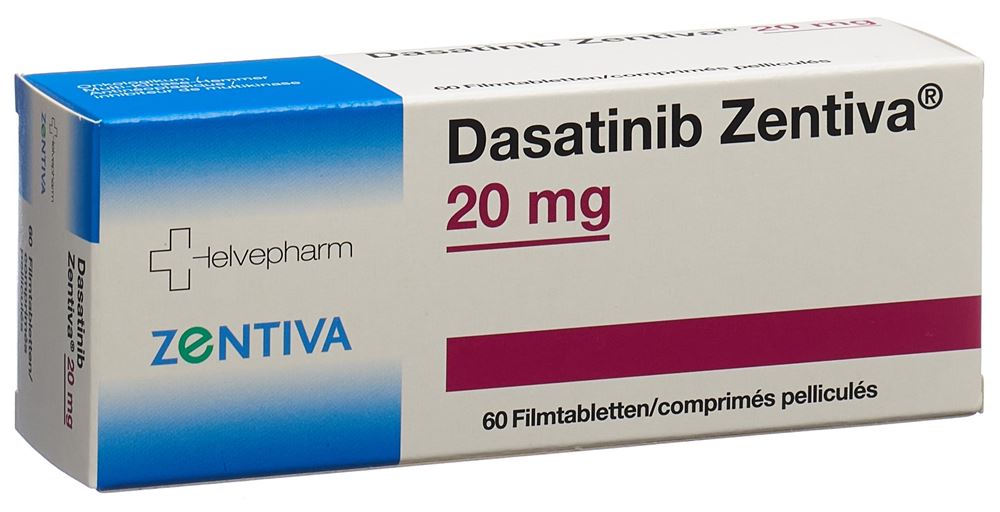 DASATINIB Zentiva cpr pell 20 mg 60 pce