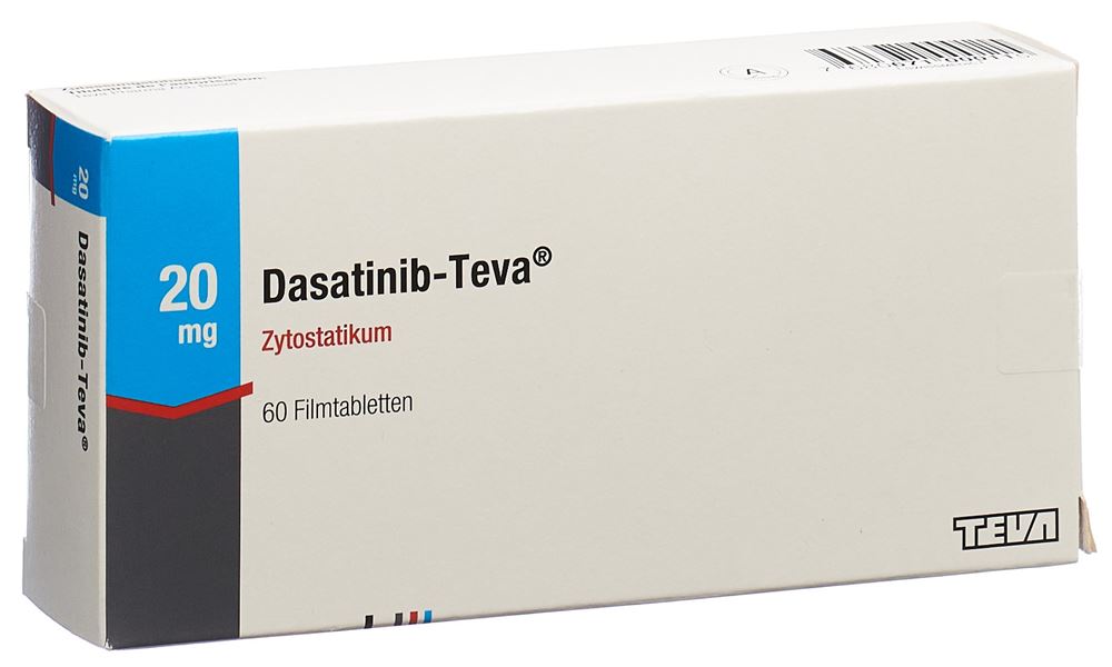 Dasatinib Zentiva 20 mg, Filmtabletten