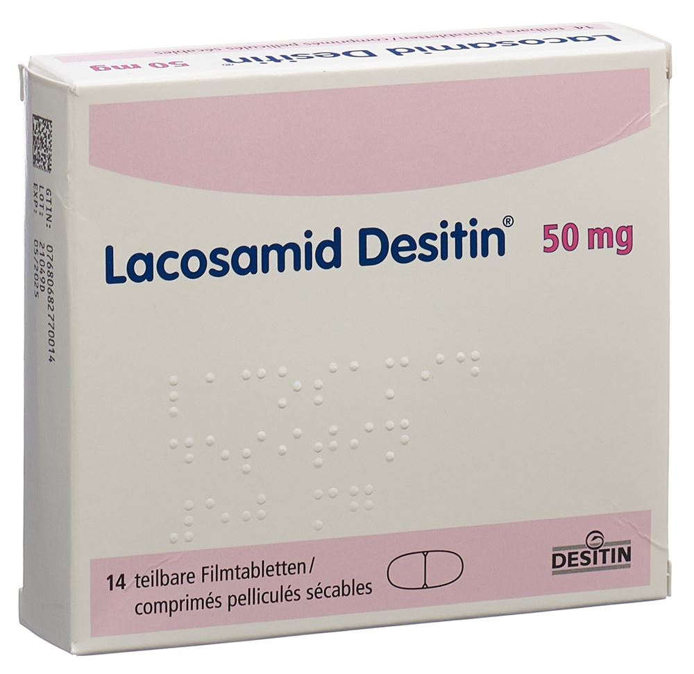 Lacosamid Desitin 50 mg, Filmtabletten
