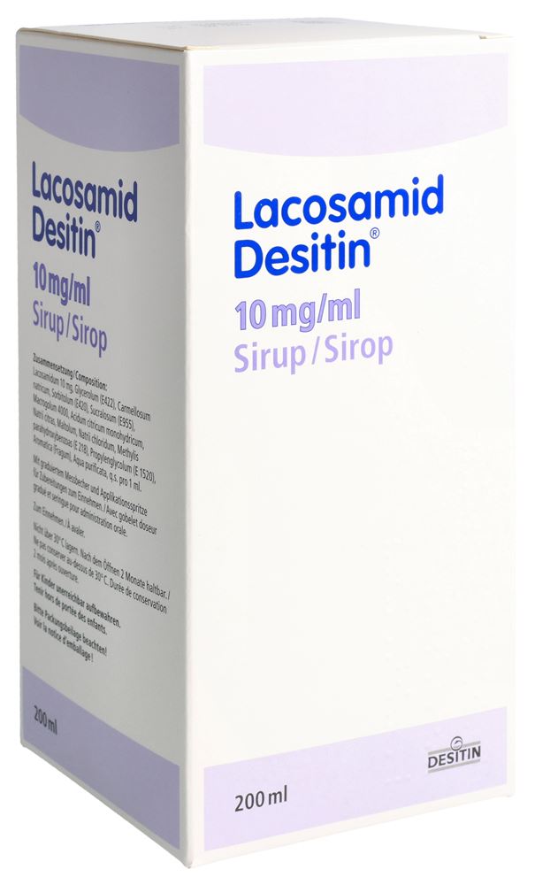 LACOSAMID Desitin sirop 10 mg/ml fl 200 ml