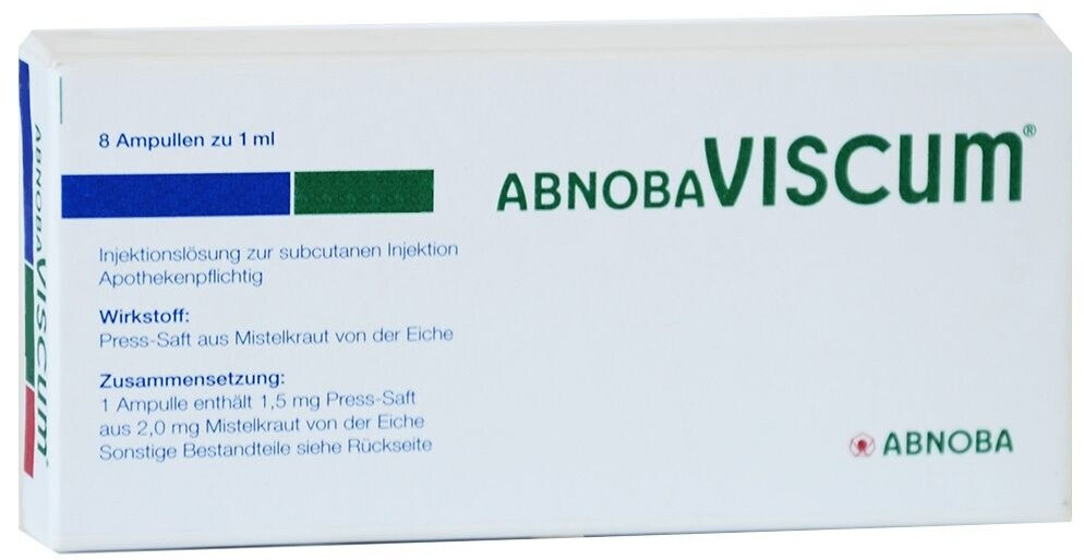 ABNOBAVISCUM Fraxini sol inj 0.2 mg 8 amp 1 ml