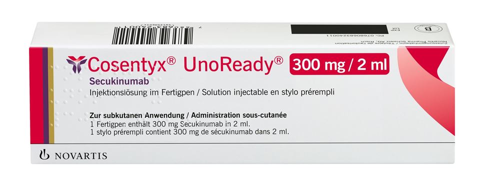 COSENTYX UnoReady sol inj 300 mg/2ml stylo pré