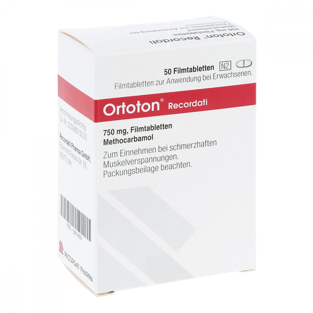 Orthoton 750 mg, Filmtabletten