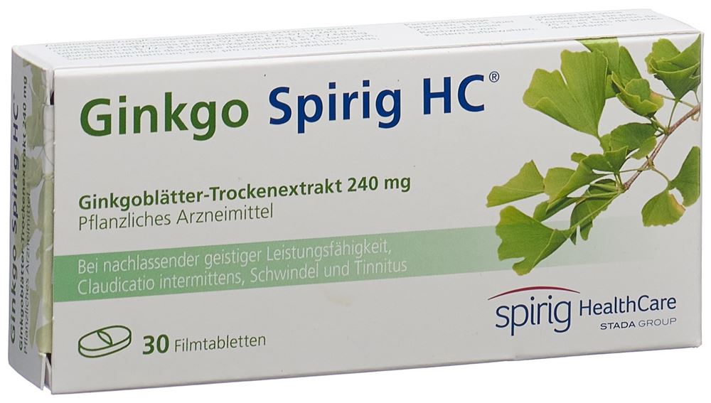 GINKGO Spirig HC cpr pellic 240 mg 30 pce