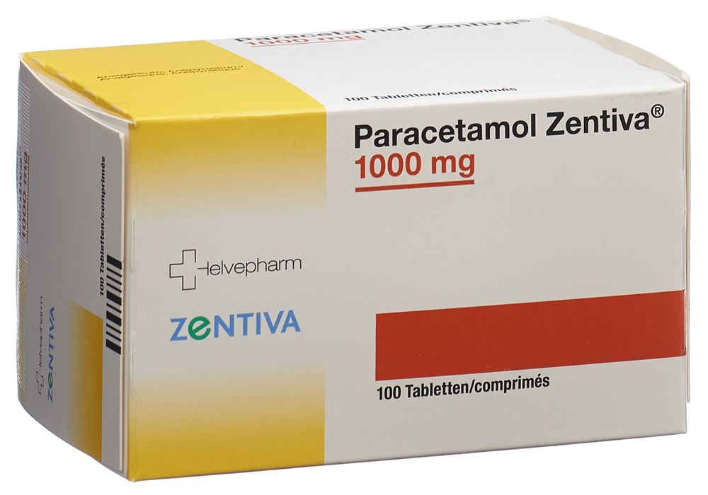 Paracetamol Zentiva 500 mg, Tabletten