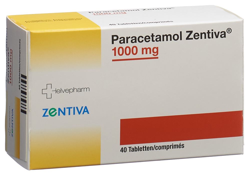 PARACETAMOL Zentiva cpr 1000 mg 40 pce
