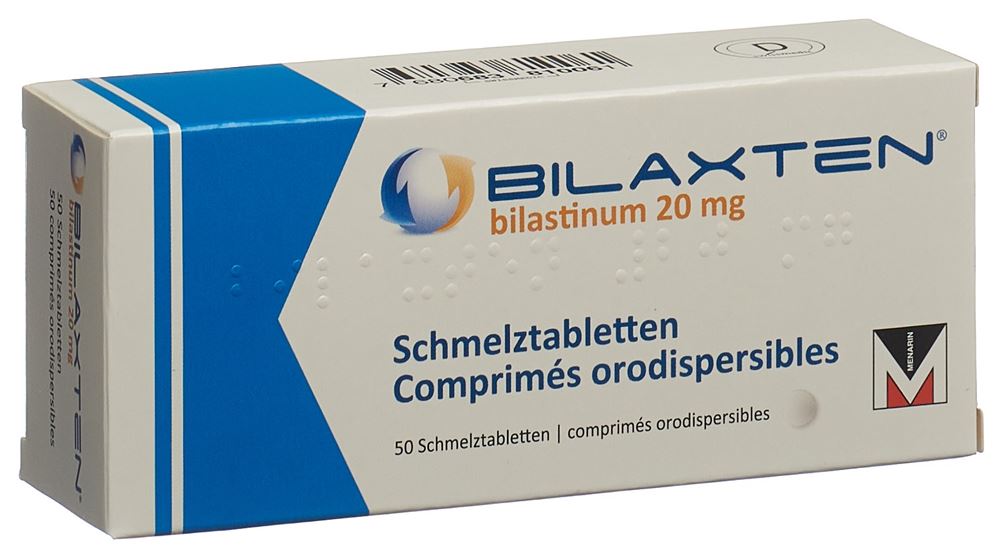Bilaxten 20 mg, Schmelztabletten