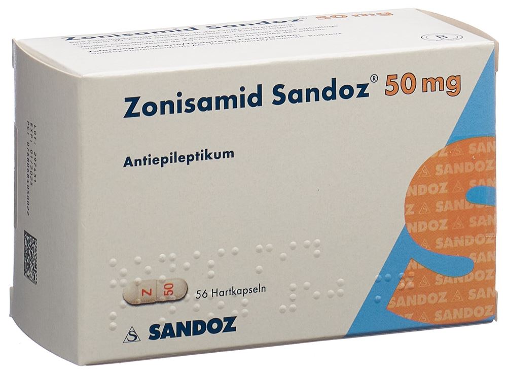 Zonisamid Sandoz 50 mg, Kapseln