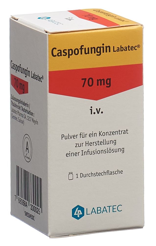 CASPOFUNGIN Labatec subst sèche 70 mg flac