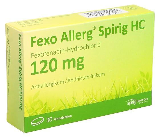 Fexofenadin Spirig HC 120 mg, Filmtabletten