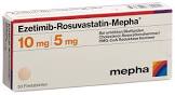 Ezetimib-Rosuvastatin-Mepha 10 mg / 5 mg, Filmtabletten