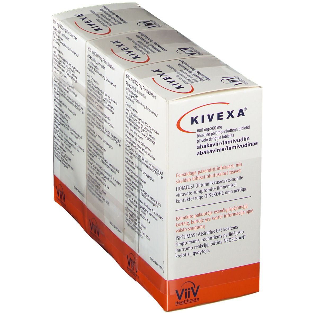 Kivexa 600mg/300 mg, Filmtabletten
