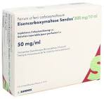 CARBOXYMALTOSE FERRI Sandoz 500 mg/10ml 5 pce