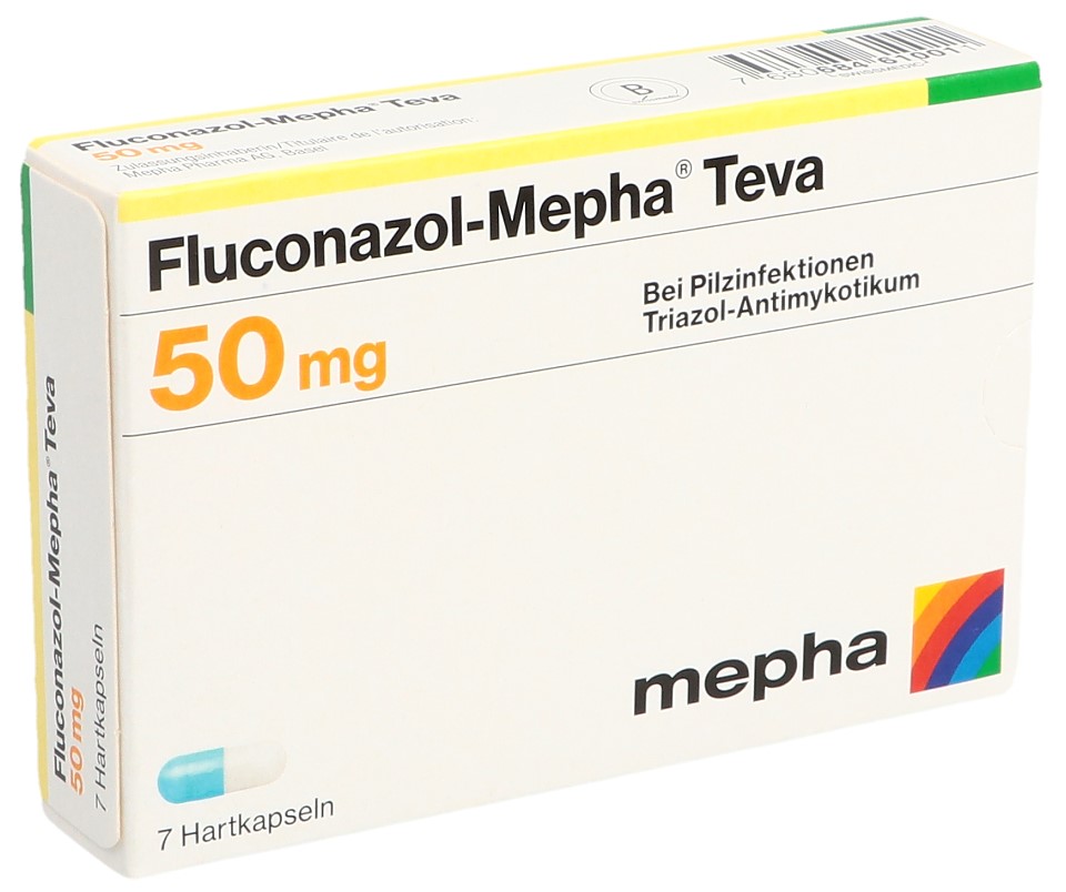 FLUCONAZOL Mepha Teva caps 50 mg 7 pce