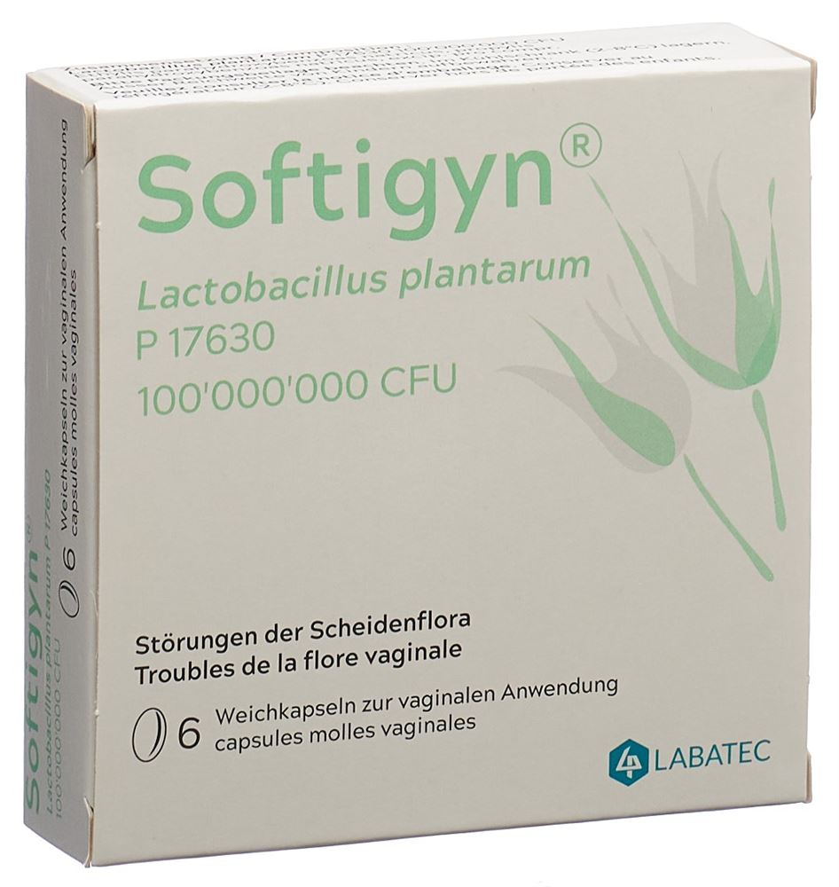Softigyn 100'000'000 CFU, capsules molles vaginales