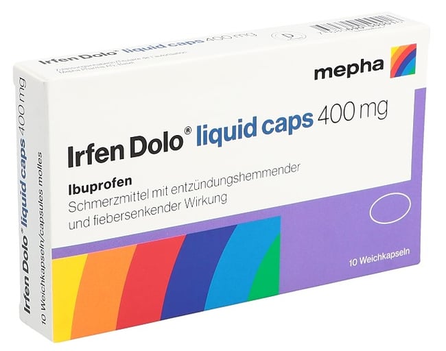 Optifen Dolo Liquid Caps 400 mg, Weichkapseln