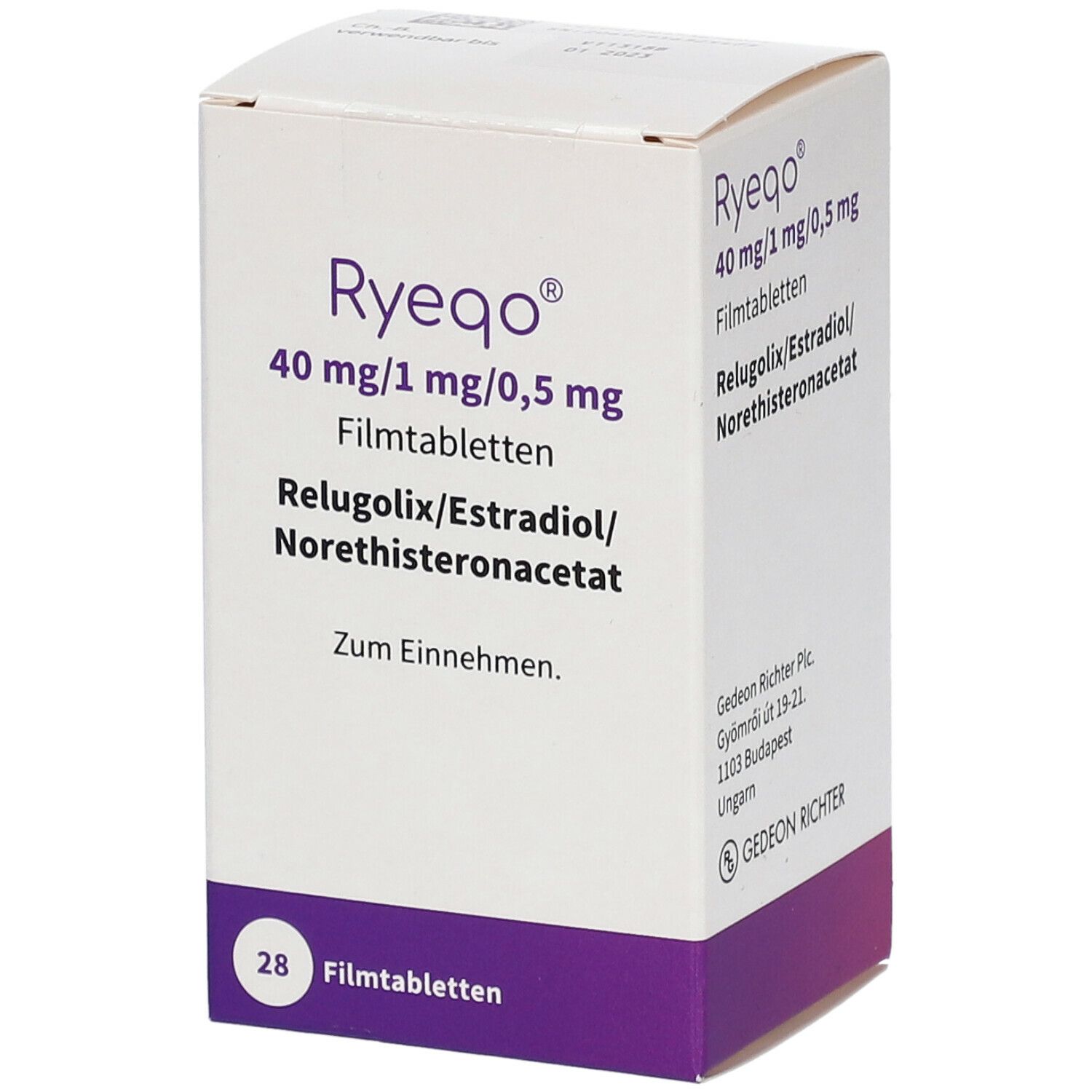 Ryeqo, Filmtabletten
