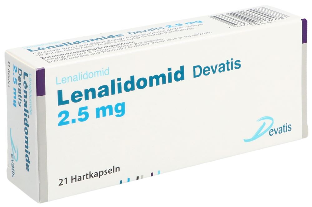 Lenalidomid Devatis 2.5 mg, Hartkapseln