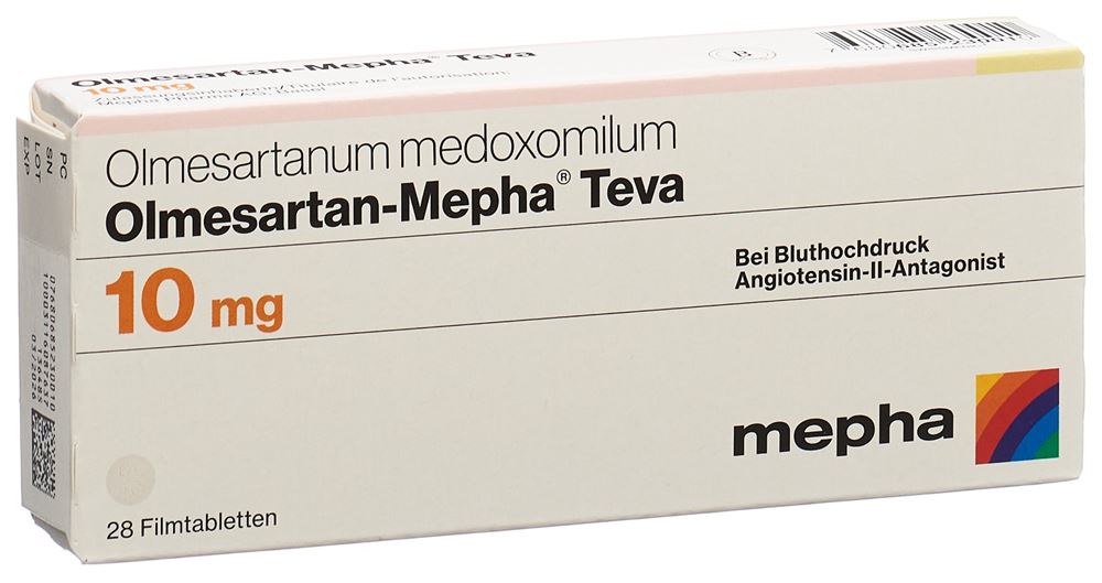 Olmesartan-Mepha Teva 10 mg, Filmtabletten